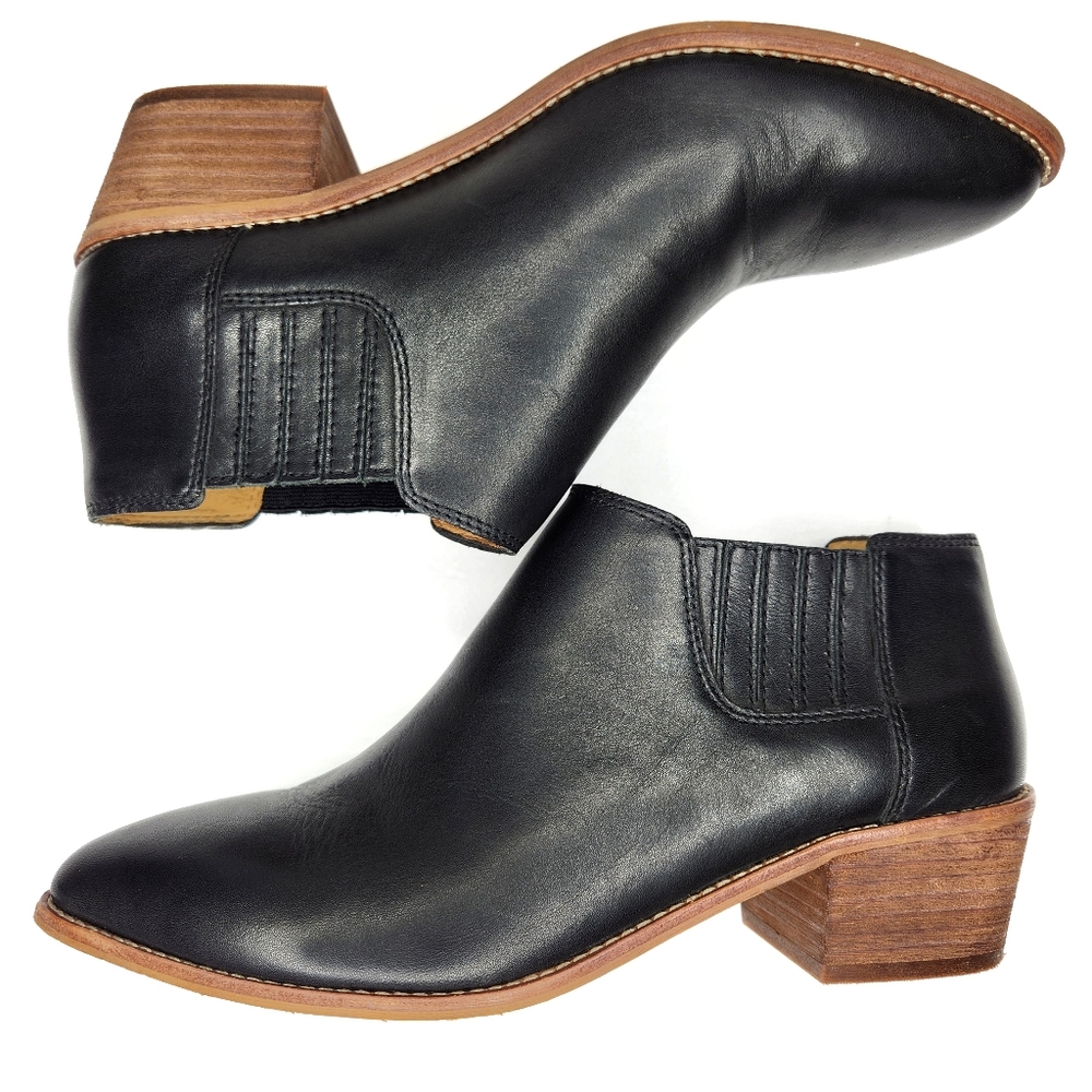Madewell Spencer Chelsea Ankle Boot Black Size 8.5 - Picture 6 of 8